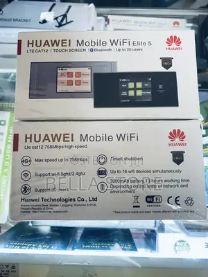 Huawei Mobile Wifi Elite 5 Lte Cat12 | Touch Screen 18 Bluetooth