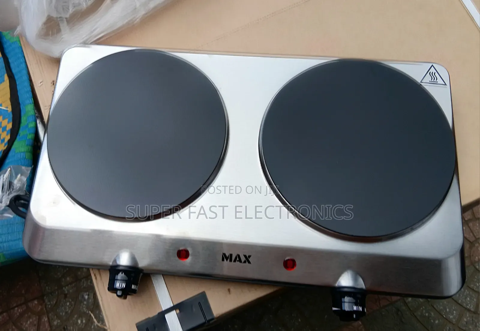 Max Electric Stove 2500w Premium Dual Electric Countertop Hot Plate