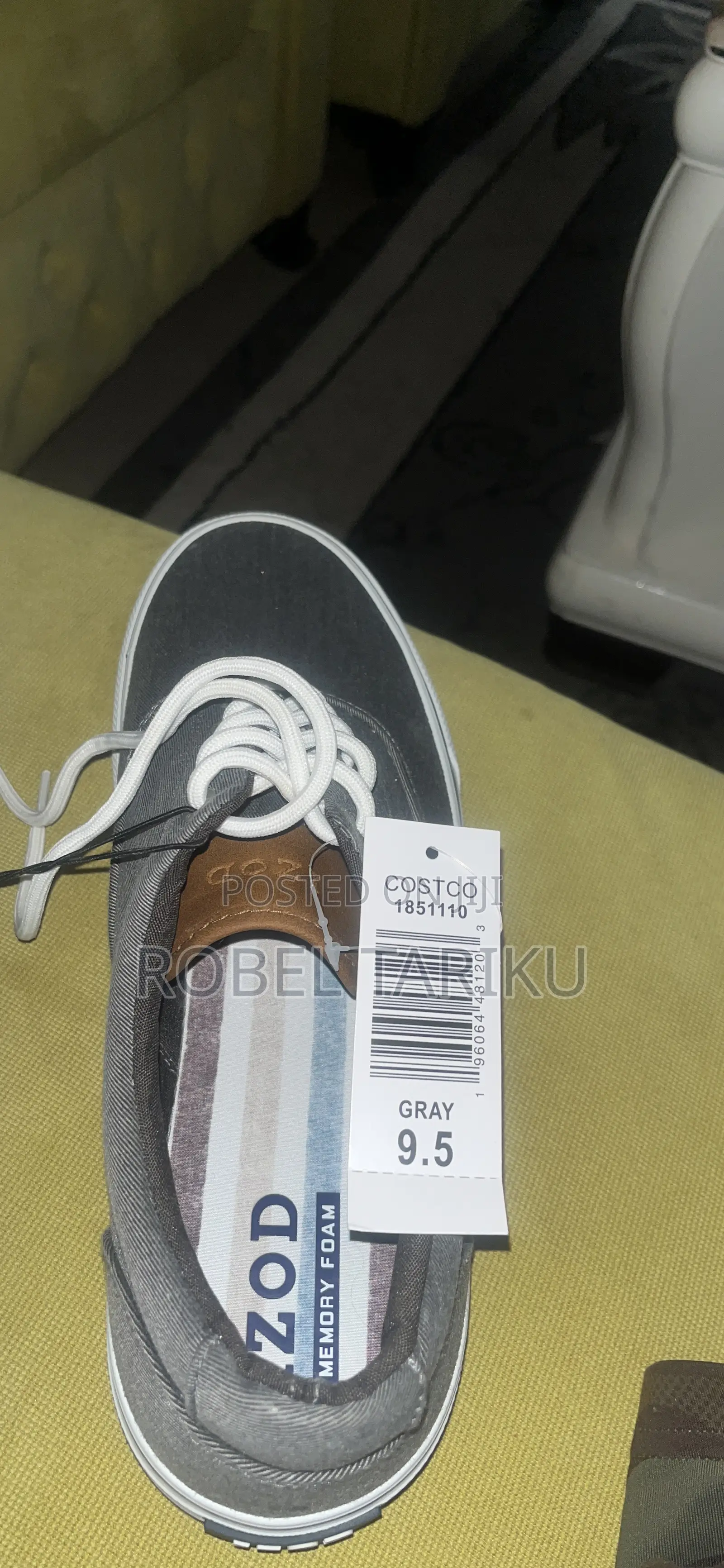 Izod Shoe Grey Color, Size 9.5