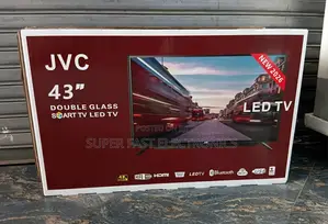 JVC 43 Inch Tv Double Glass Uhd Smart Led Tv (2026 Model)