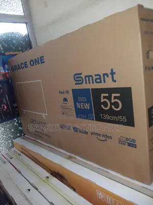 Grace One Smart Tv 55 Inch Andraid Doubel Gelass Secrine 2026 Adis