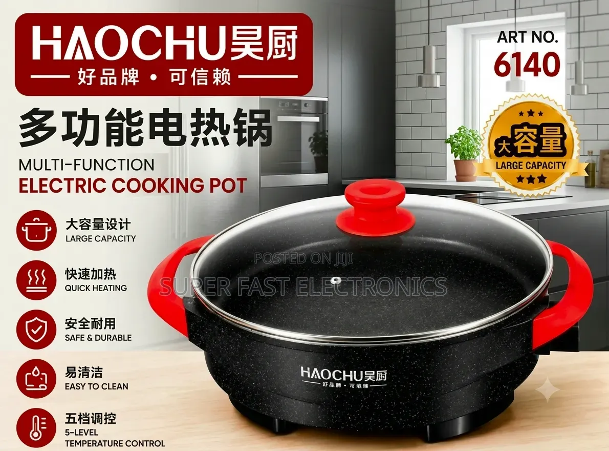 Haochu Piza Pan 6140 Multi-Function Large Capacity Electric Cooking