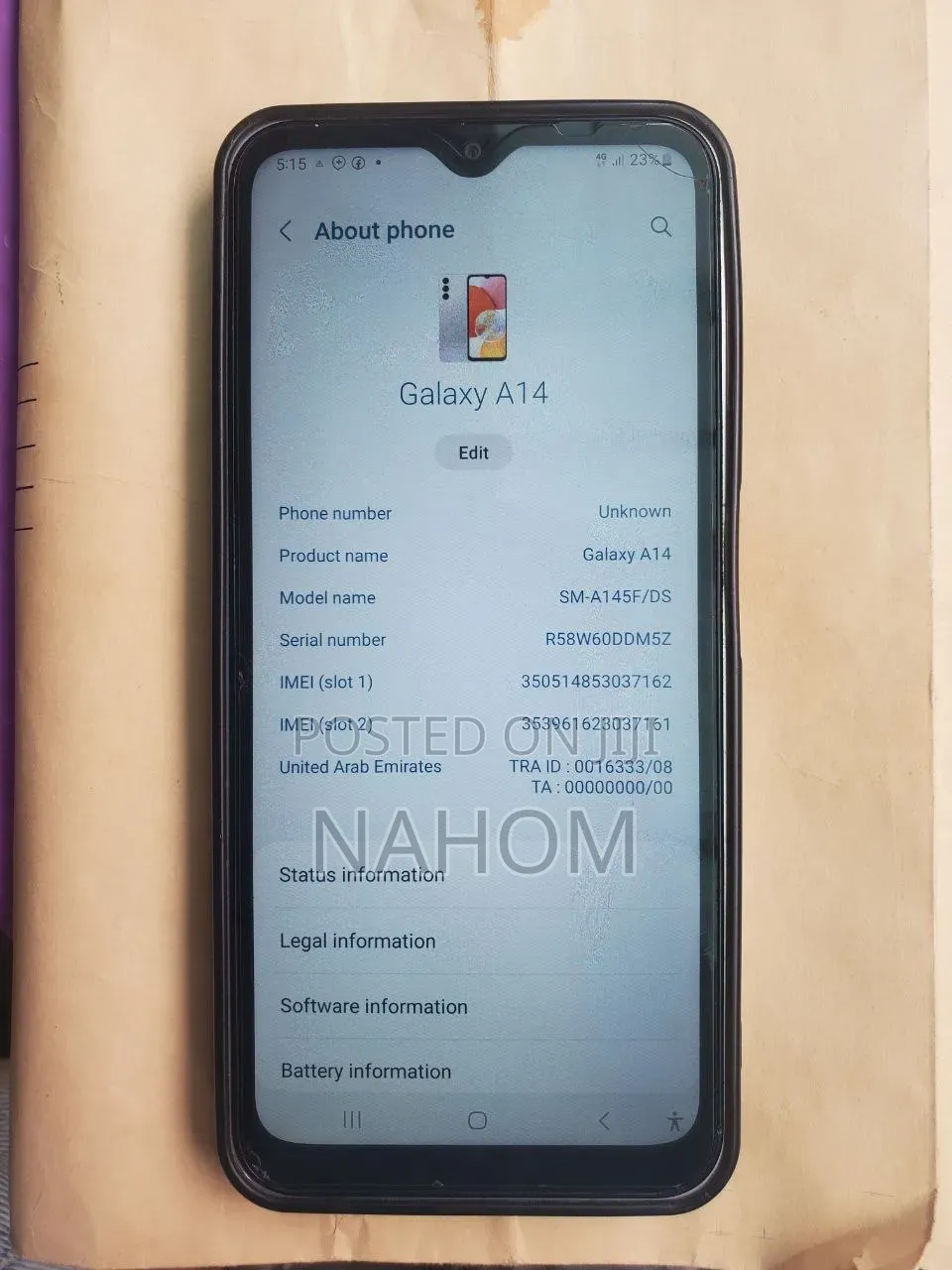 Samsung Galaxy A14 64 GB Blue