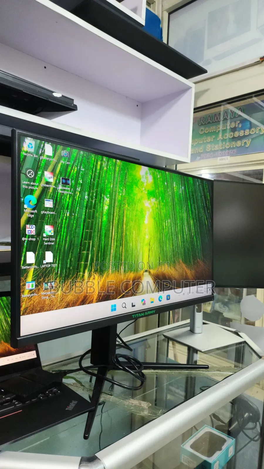 Gaming Frameless Monitor 27-Inch Titanarmy
