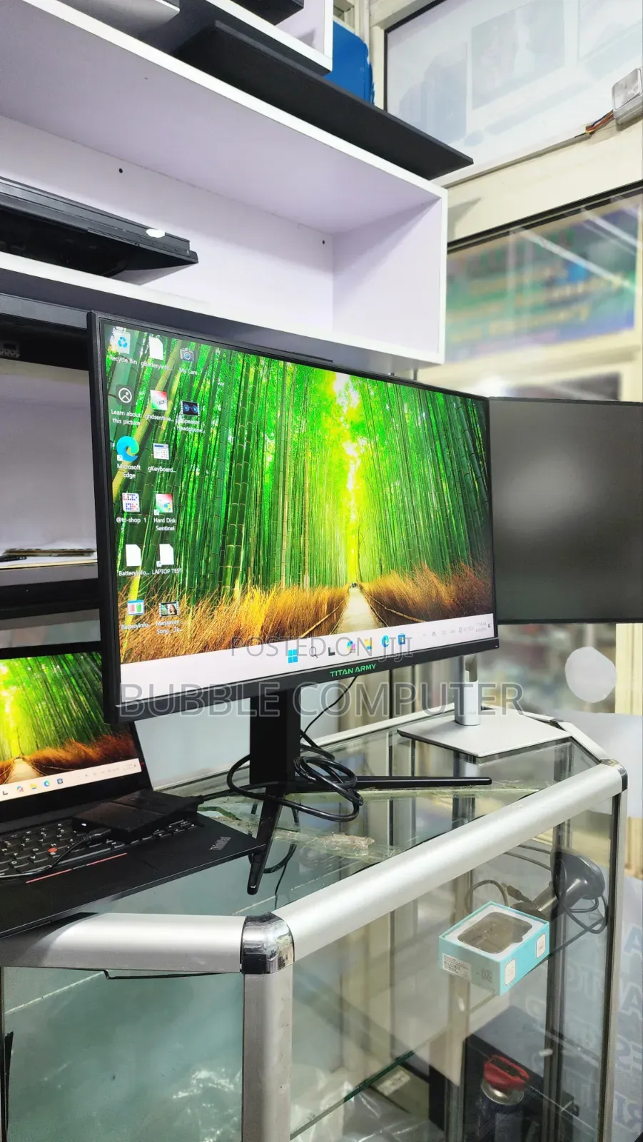 Gaming Frameless Monitor 27-Inch Titanarmy