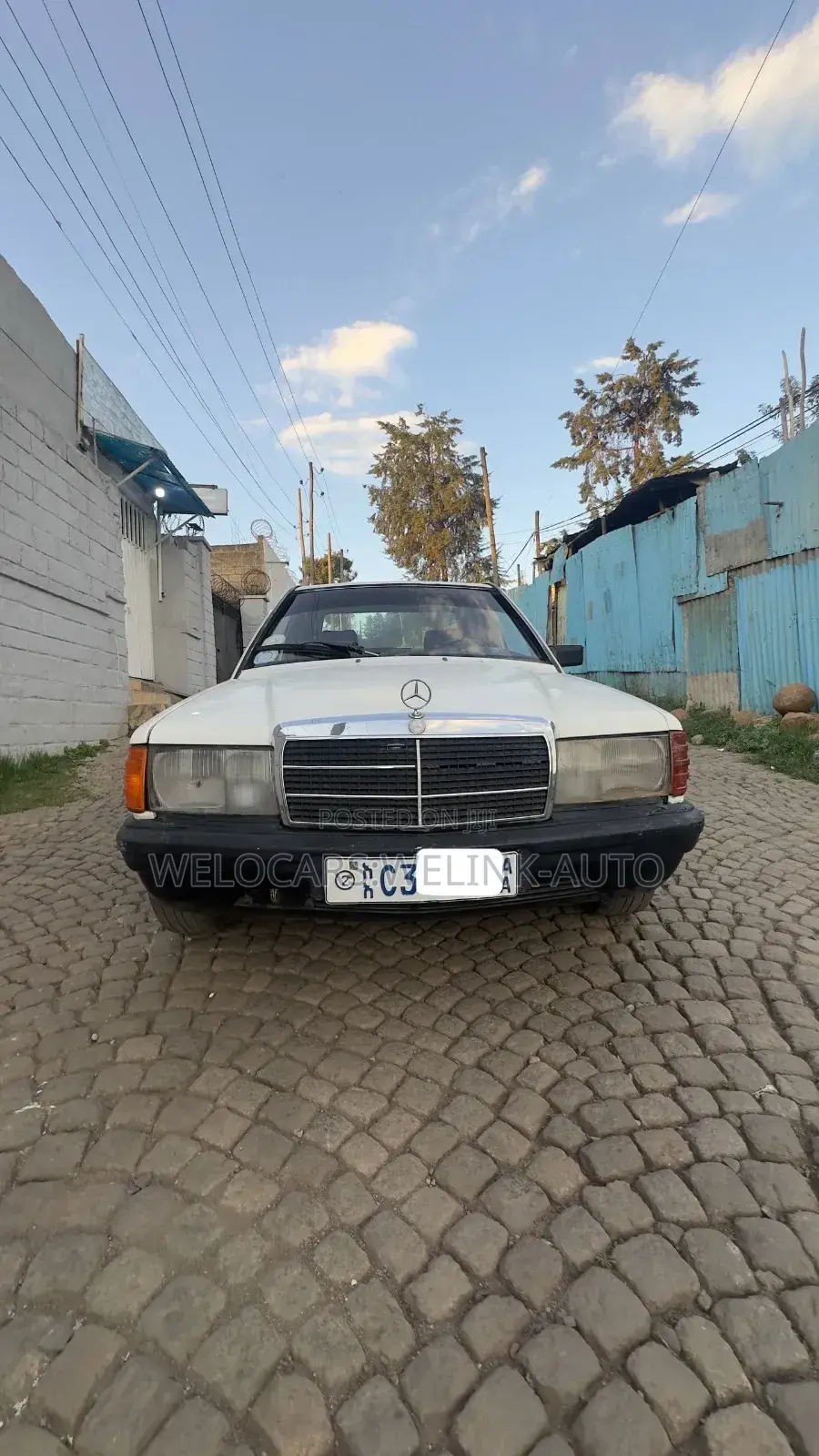 Mercedes-Benz 190 E 1983 White