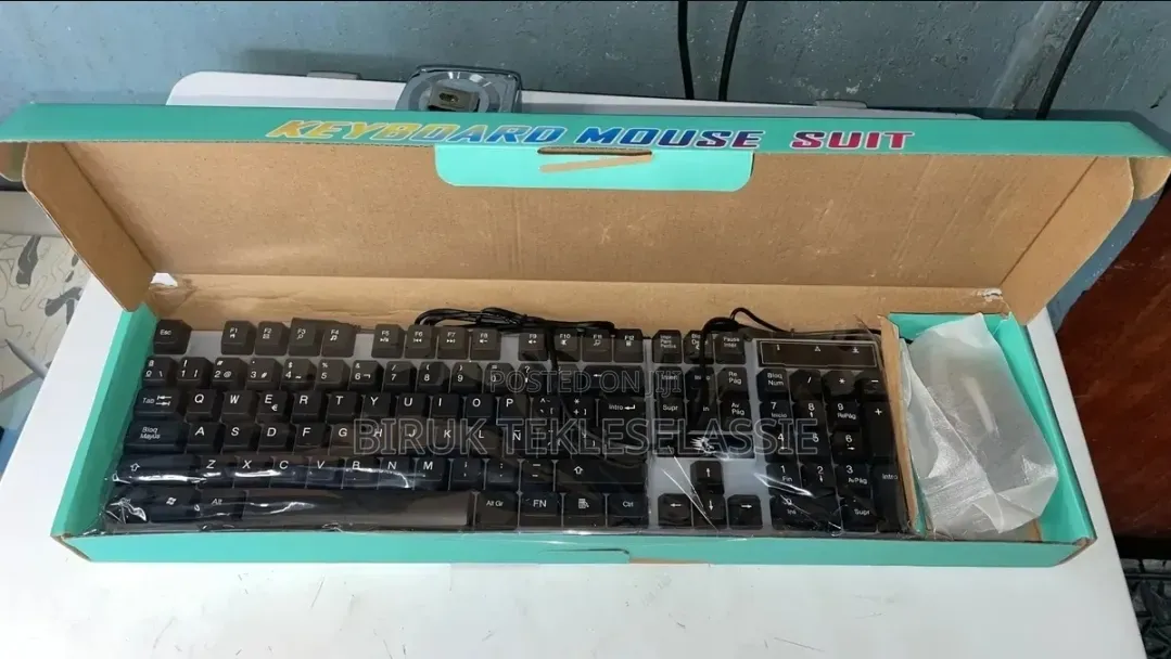 Yelandar Jx-Kt288 Gaming Keyboard Set With RGB Lighting Mouse