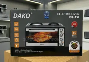Dako Mini Oven 45l Multifunction Electric Oven Model Dk-45l – 3200w