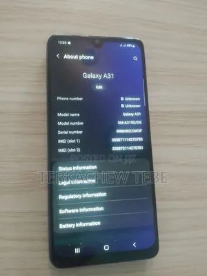 Samsung Galaxy A31 64 GB Black