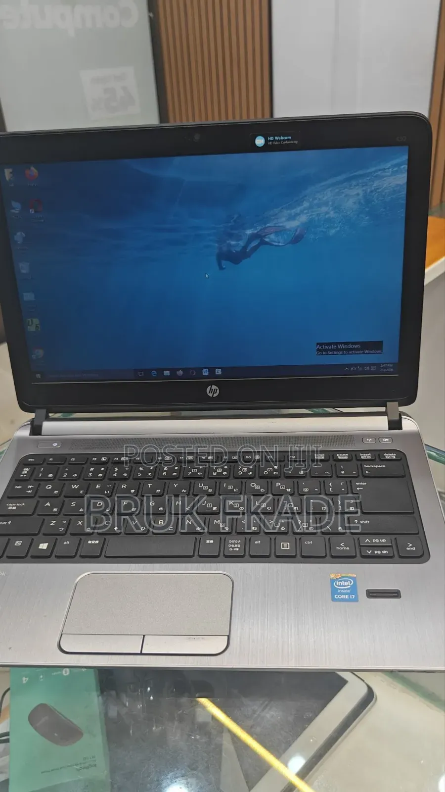New Laptop HP ProBook 455 8GB Intel Core i7 HDD 1T