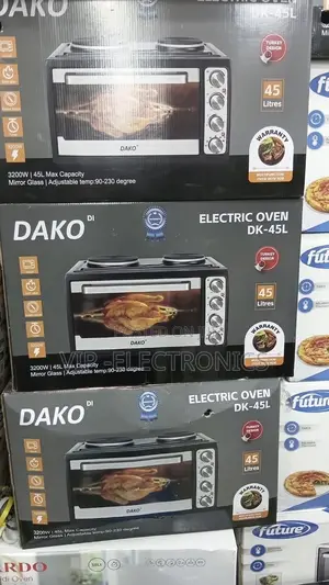 Dako 45l Electric Mini Oven With Rotisserie–Multi-Function Countertop