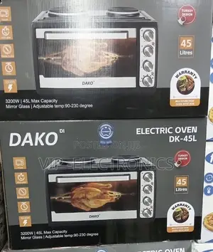 Dako 45l Electric Mini Oven With Rotisserie–Multi-Function Countertop