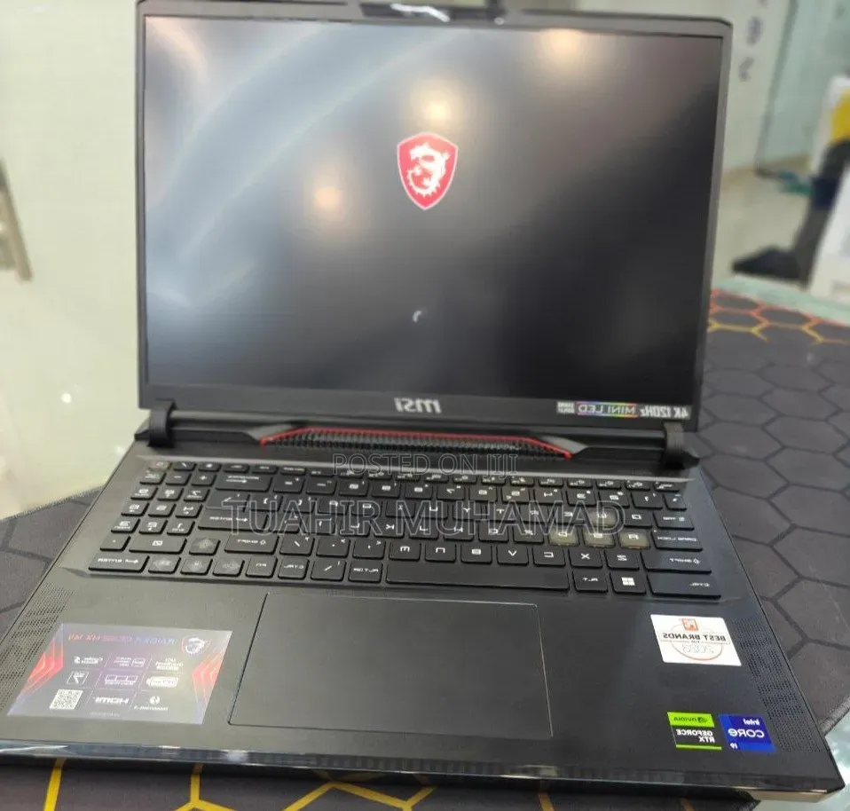 New Laptop MSI Raider GE78 16GB Intel Core i9 SSD 1T