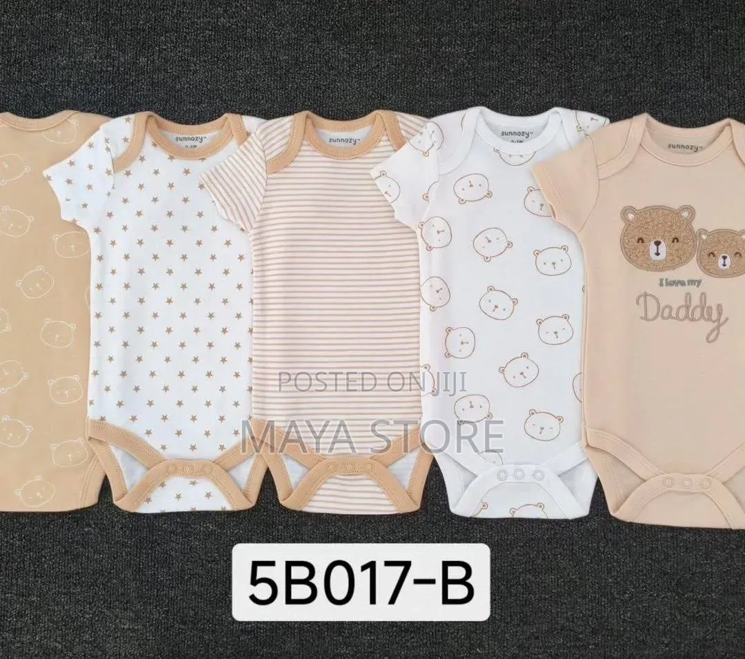Sunnozy High Quality 5 Psc Diper T-shirts