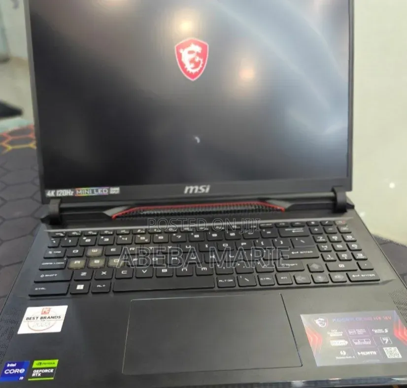 New Laptop MSI Raider GE78HX 16GB Intel Core i9 SSD 1T