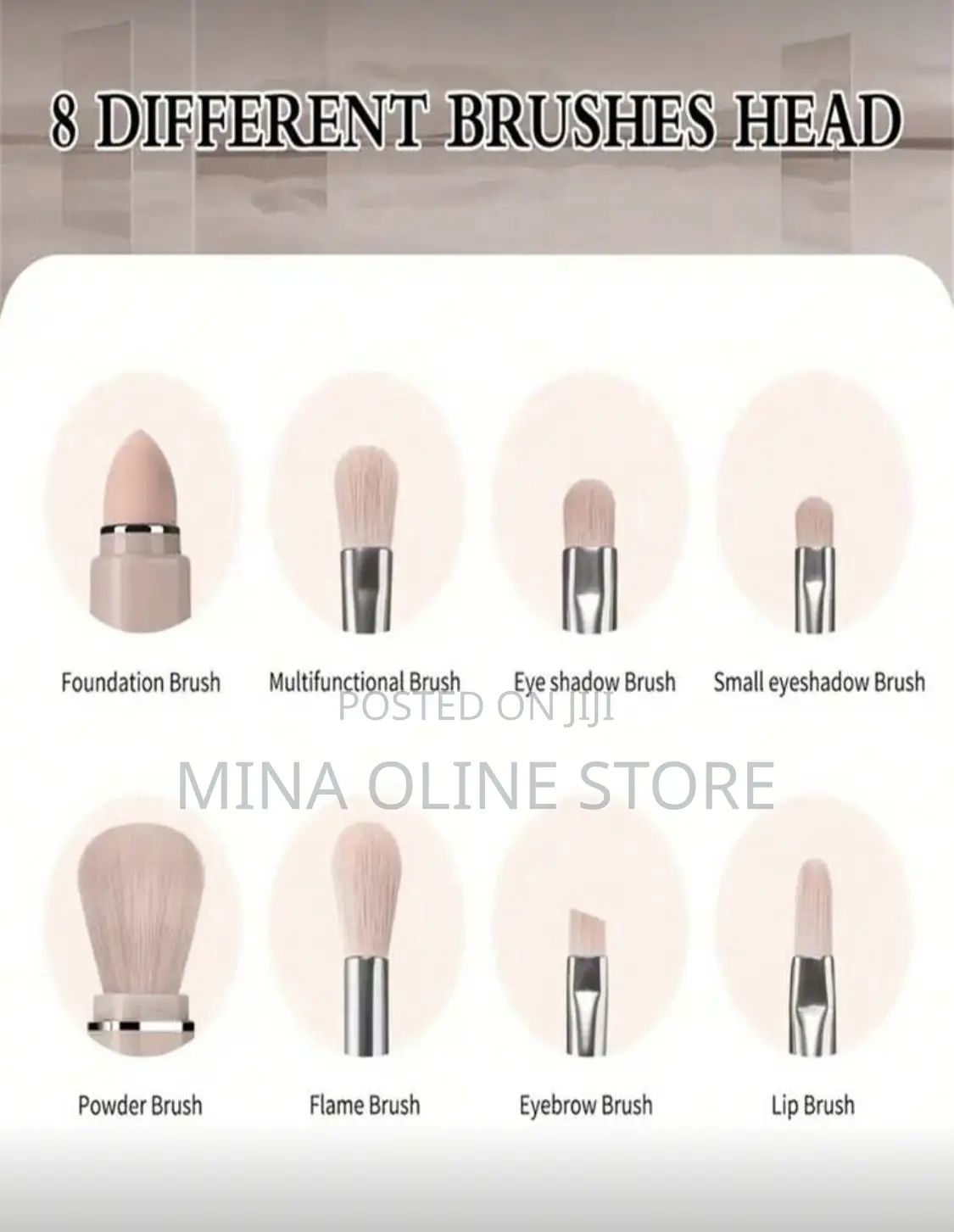 8-in-1 Travel Brush Set