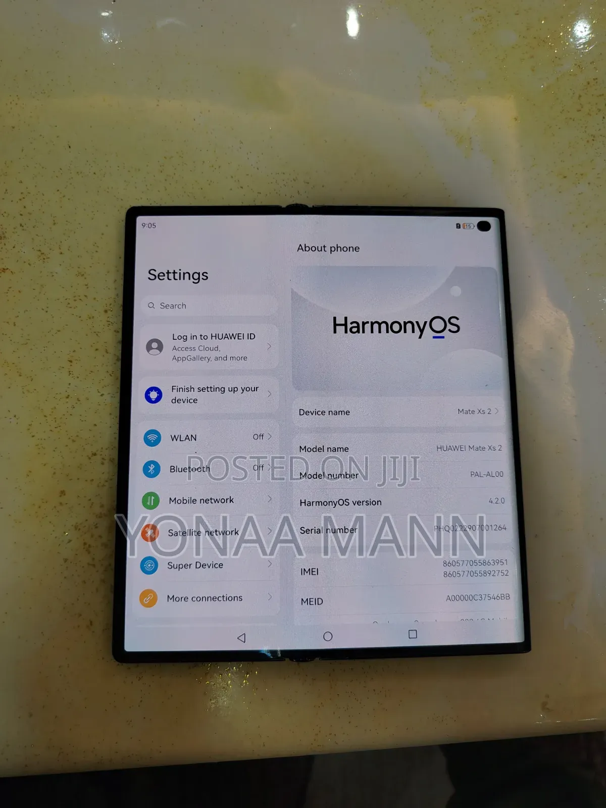 Huawei Mate XS 2 256 GB Black