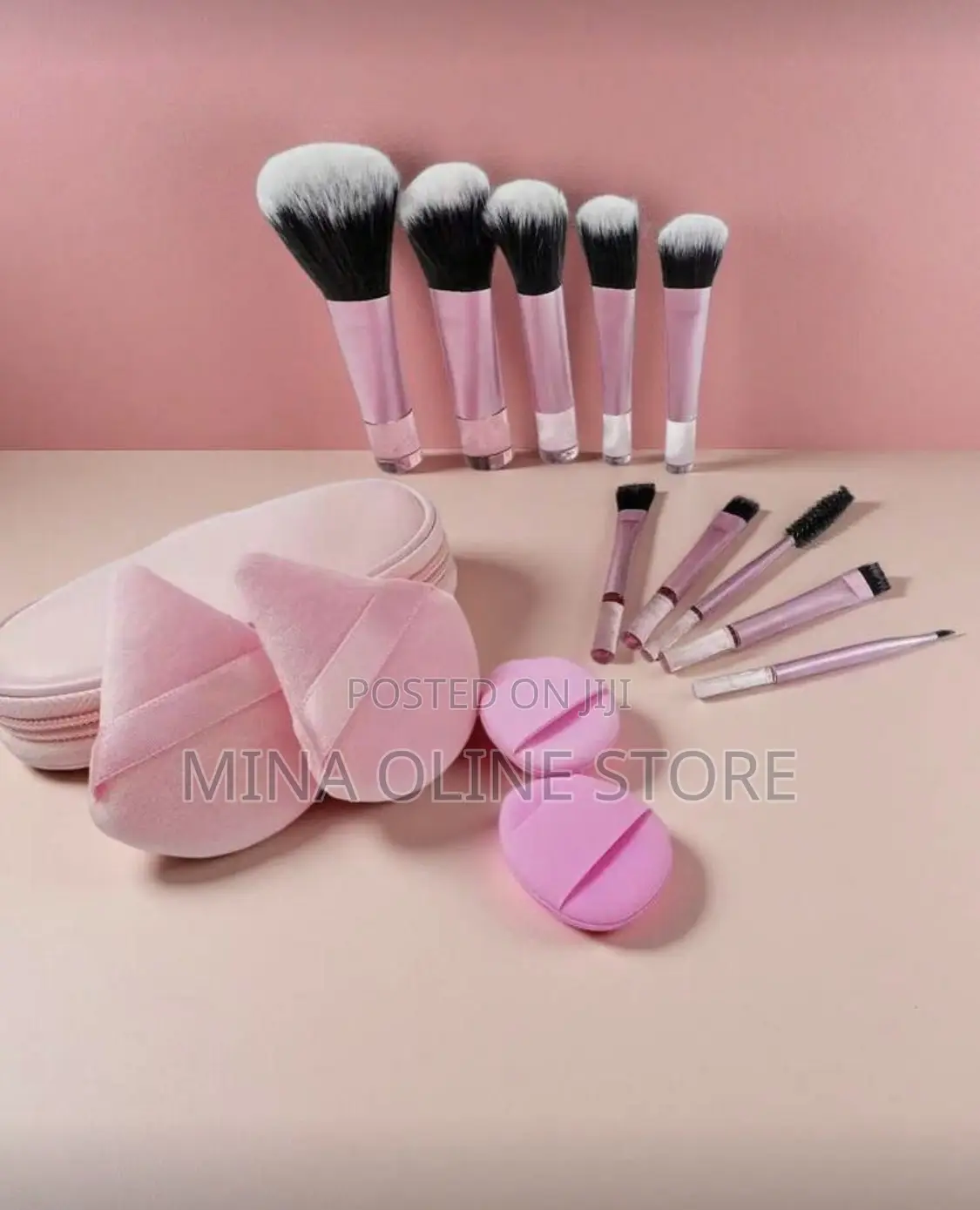 13pcs Portable Travel Makeup Brush Set