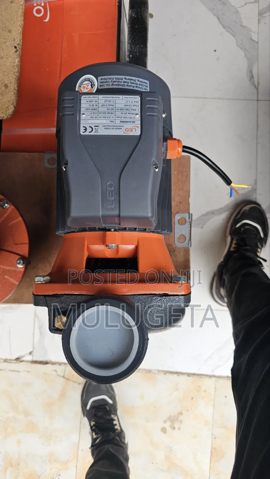 Leo Serfase Pump 2hp 2"×2"