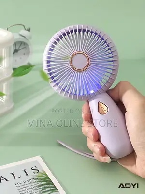 1pc Mini Handheld Eyelash Fan,And 2-in-1 Fan