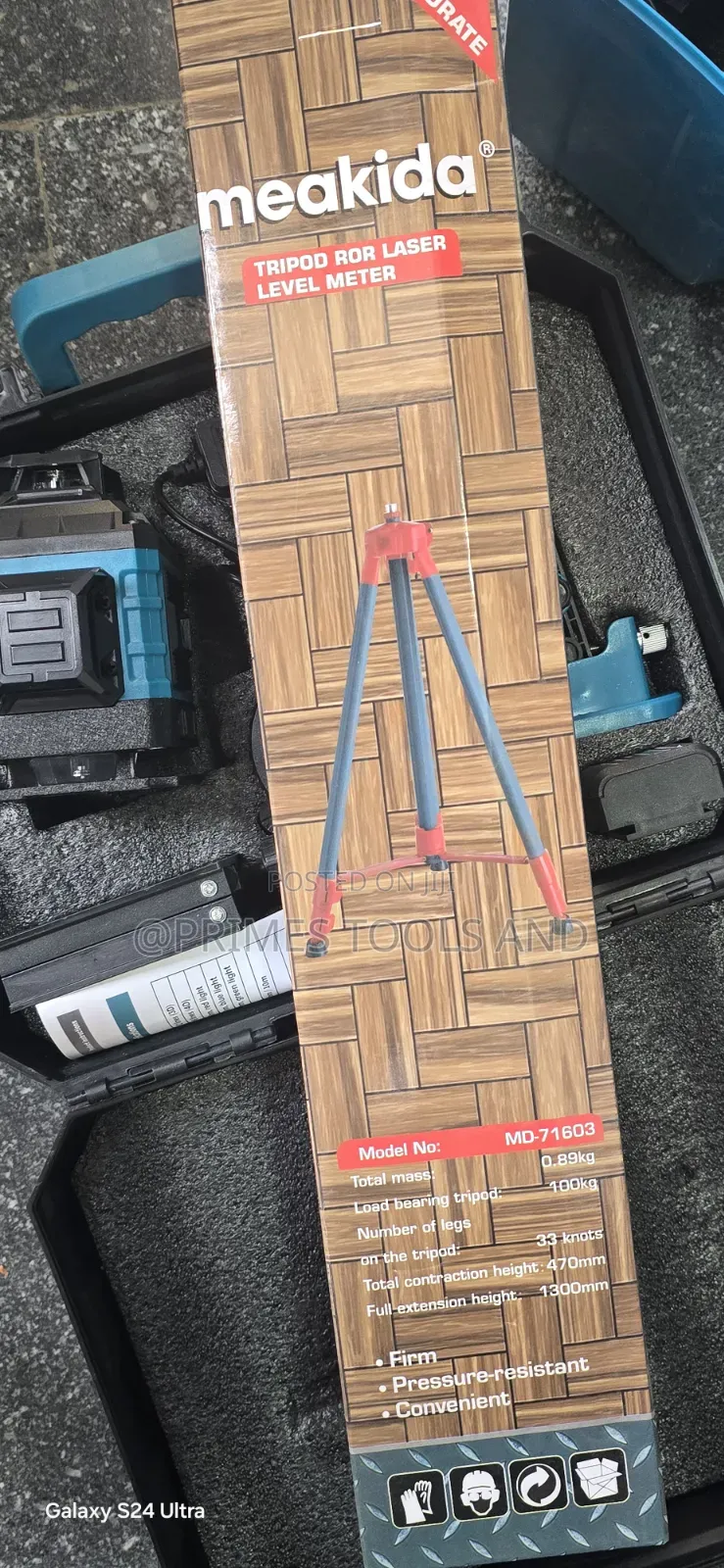 Laser Leveling Tool
Makita Laser Level – Professional Precision