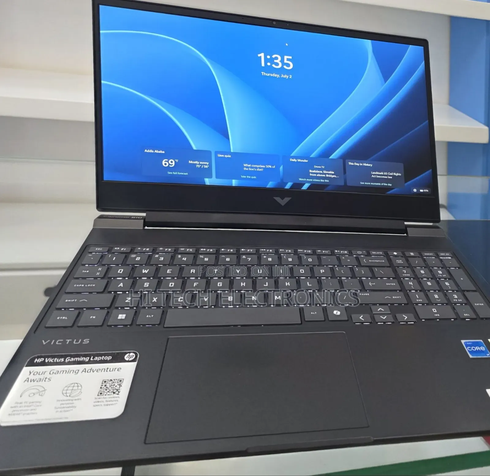 New Laptop HP Victus 15 16GB Intel Core i5 SSD 512GB
