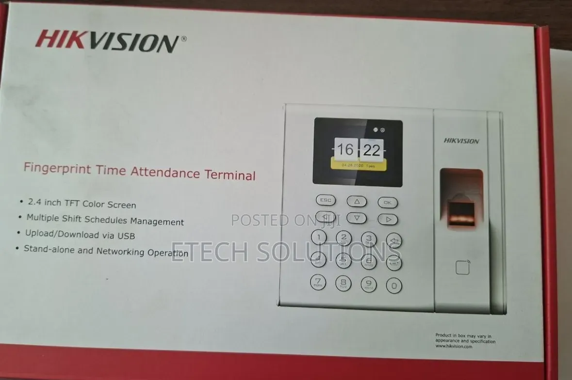 Hikvision Fingerprint Time Attendance Terminal Hik Vision Security Kit