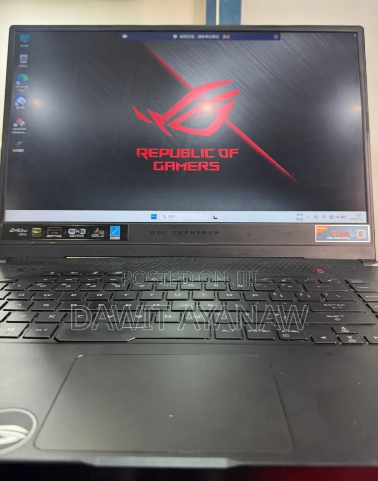 New Laptop Asus ROG Zephyrus G15 16GB AMD Ryzen 9 SSD 512GB