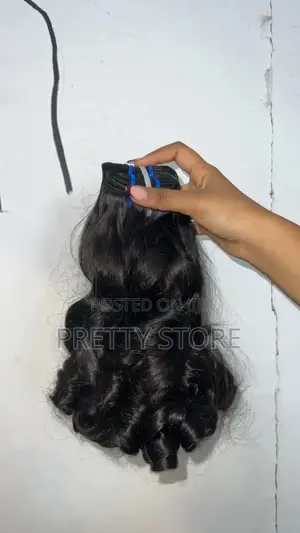 16 Inch Double Drawn Fumi Curls Human Hair 3 PCS