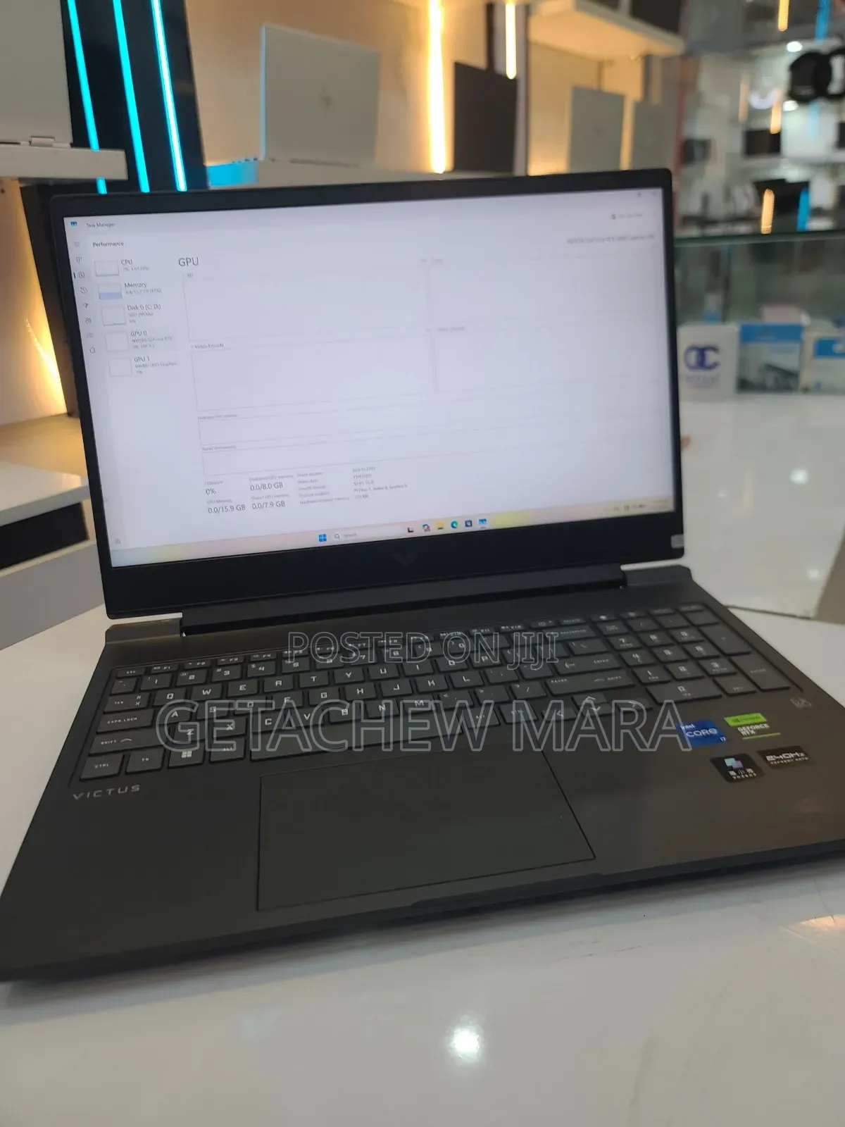New Laptop HP Victus 15 16GB Intel Core i7 SSD 1T