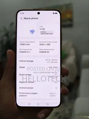 New Honor GT Pro 512 GB Orange