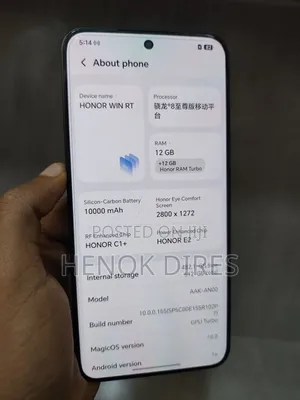 New Honor Win RT 512 GB Black