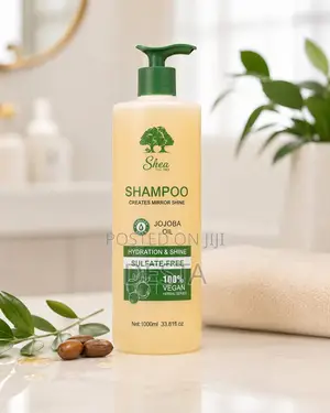 Shea Tea Tree Jojoba Oil Shampoo – Hydration Shine – 1000 Ml