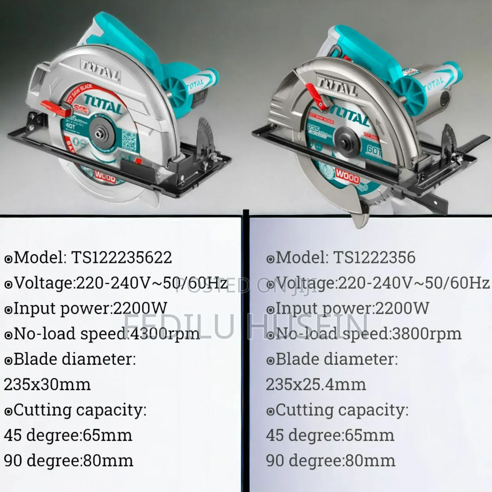 Total Circular Saw 2200w