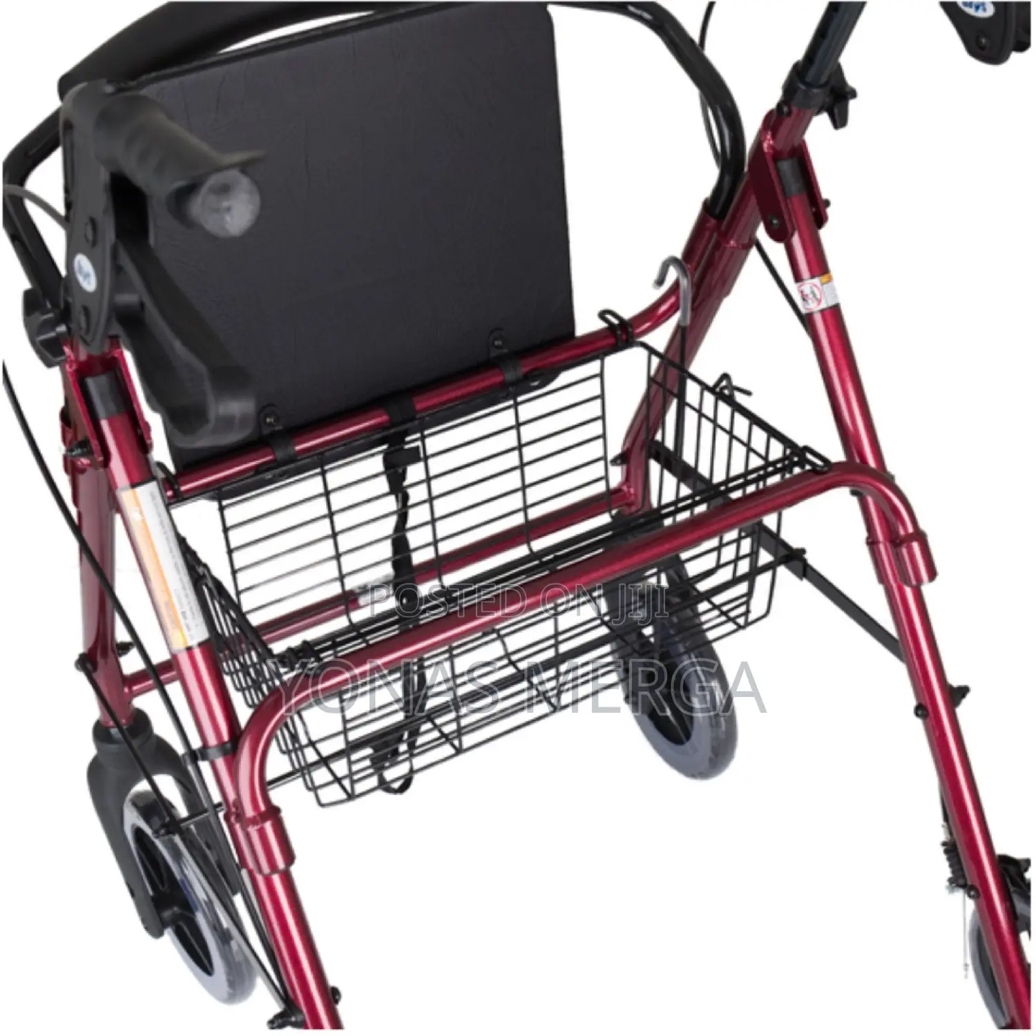 Walking Frame Rollator With Handbrake