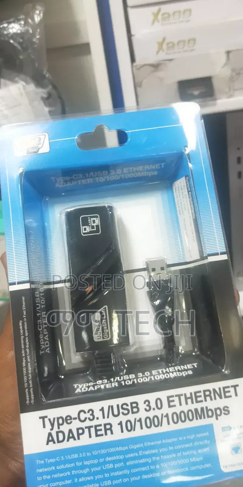 Type C 3.1/Usb 3.0 Ethernet Adaptermbs
