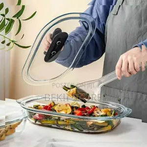 Tempered Glass Bakeware – ጥራት ያለው ባለ መስታወት ክዳን ኦቫል መጋገሪያ