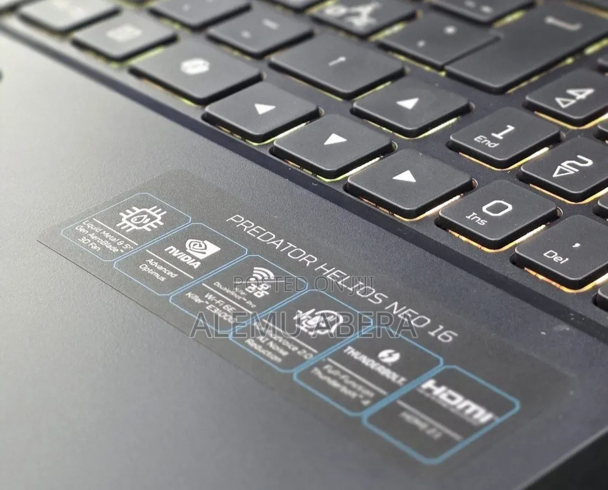 New Laptop Acer Predator Helios Neo 16 16GB Intel Core i5 SSD 1T