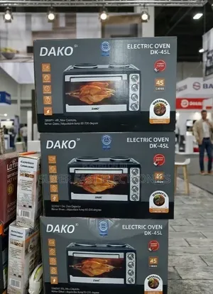Dako Mini Oven 45l Electric Oven With Dual Hot Plates – 45l, 3200w
