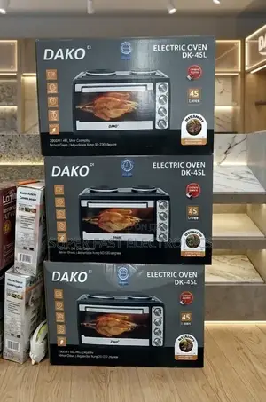 Dako Mini Oven 45l Electric Oven With Dual Hot Plates – 45l, 3200w