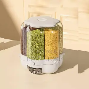 360° Rotating Grain Storage Container የሚሽከረከር ዘመናዊ የጥራጥሬ ማስቀመጫ