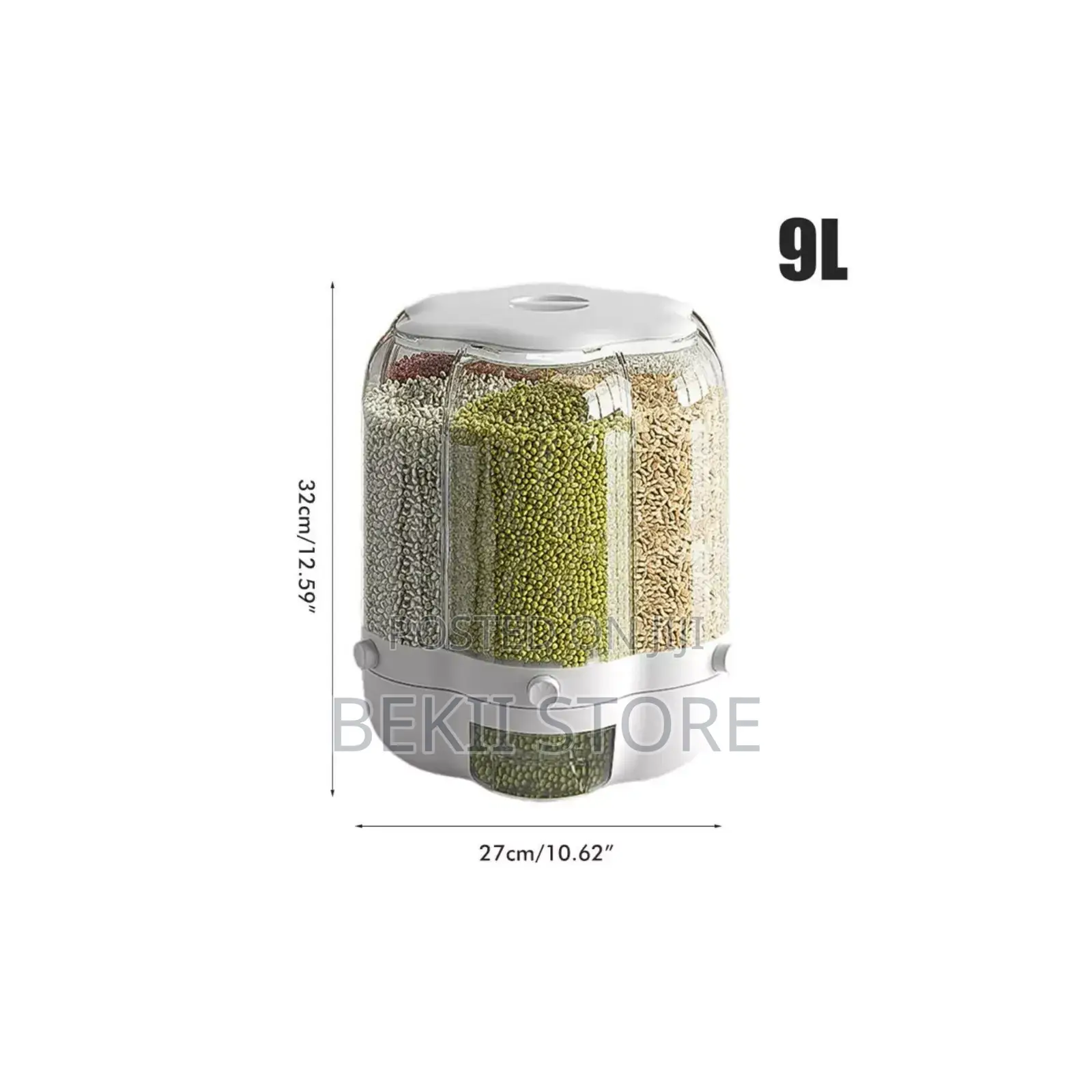 360° Rotating Grain Storage Container የሚሽከረከር ዘመናዊ የጥራጥሬ ማስቀመጫ
