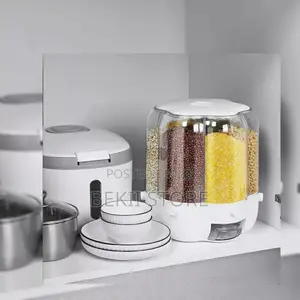 360° Rotating Grain Storage Container የሚሽከረከር ዘመናዊ የጥራጥሬ ማስቀመጫ