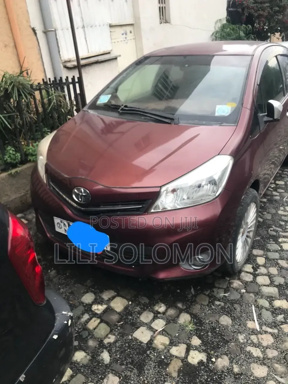 Toyota Yaris 2012 Burgundy