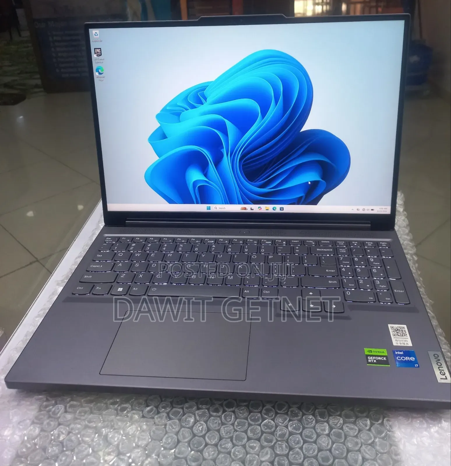 New Laptop Lenovo Legion 5 16GB Intel Core i7 SSD 1T
