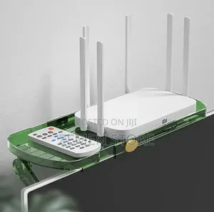 Adjustable Tv Screen Top Shelf Organizer Rack for Routers, Remotes