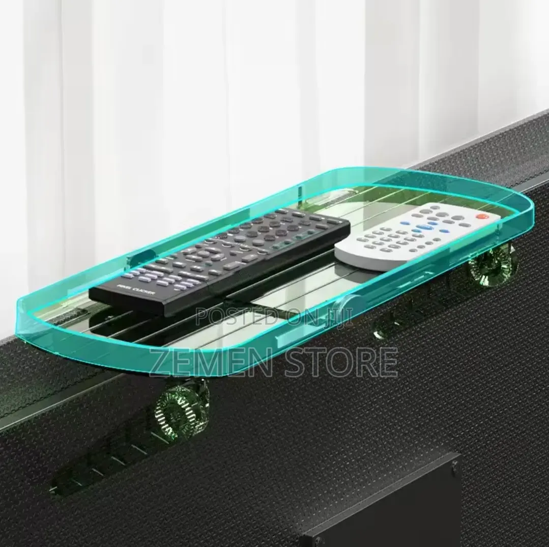 Adjustable Tv Screen Top Shelf Organizer Rack for Routers, Remotes