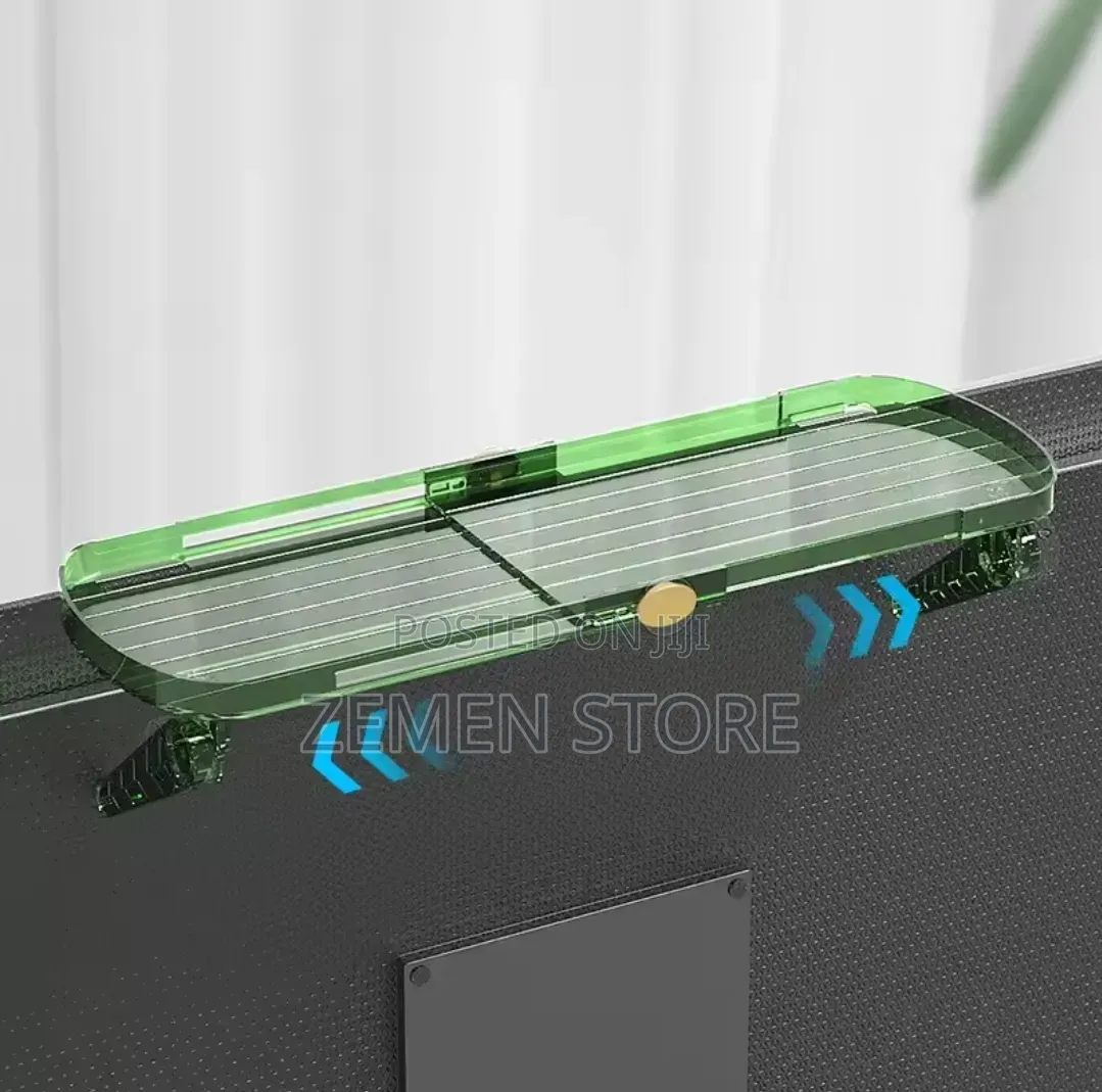 Adjustable Tv Screen Top Shelf Organizer Rack for Routers, Remotes