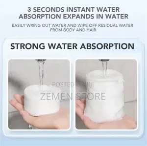 Compressed Travel Bath Towel – Portable Extra Thick