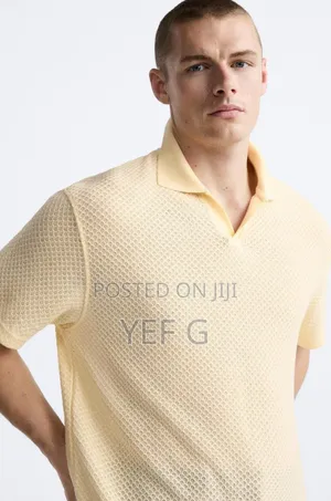 Knitted Polo Shirt From Zara